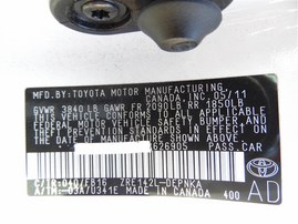 2011 Toyota Corolla LE White 1.8L AT #Z21538